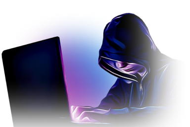 Hacker in action
